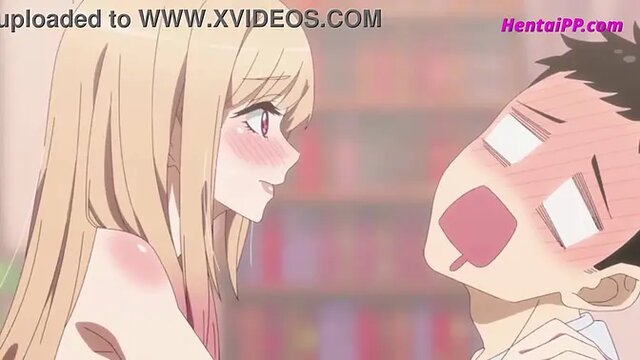 Seductive blonde teen gives stepbrother a quickie handjob and blowjob