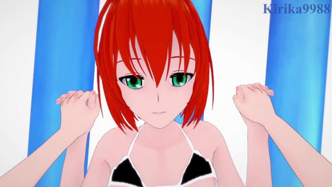 I'll satisfy your desires: 'Hot Beach Sex Romp with Chise Hatori in Naughty😈 Anime Frenzy'
