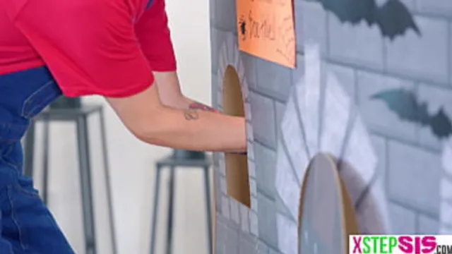 Dark castle filled with secret🤫 passageways &mdash;  girlfriend and best friend explore together