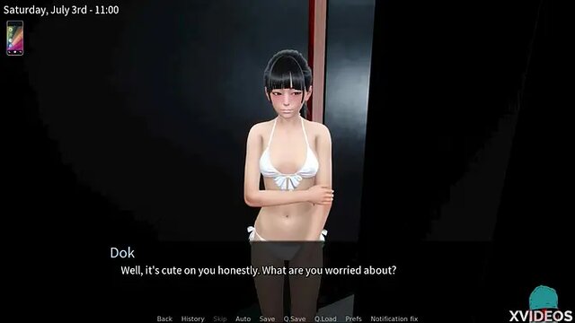 Sexy Asian teen babe in lingerie gets closeup kissed and fucked