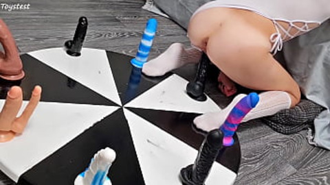 Sexy Stepsis Scores Self-Service Squirt spinning Naughty😈 Hump-a-Tron