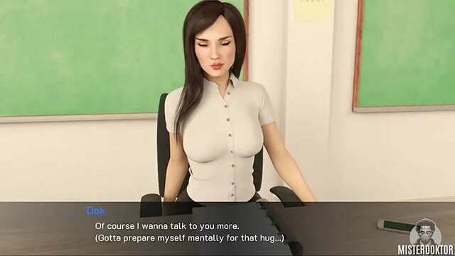 Naughty MILF and Teen play roleplay massage game