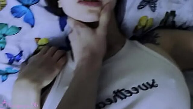 Cheating milf fucks teen son before going out, leaves creampie on his ass