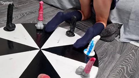 Damp and Desperate Wives Need Rough DILDO Tormenting Rides Tonight