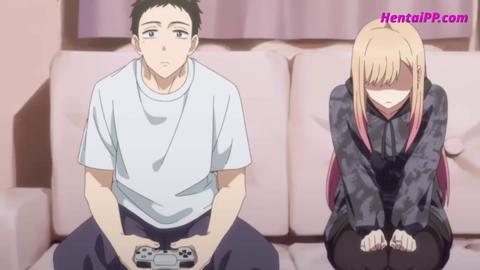 Getting off on anime sister in law sucking cock🌭 on PlayStation without shame