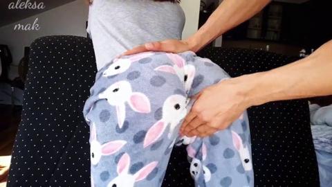 My innocent sweet daughter gets hard spanked and fingered