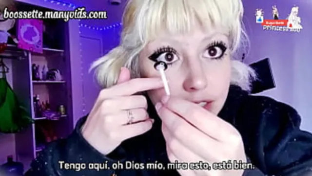 Do ′Sexy Slumber Party′ feature exotic beauty with black eyeshade contact lenses