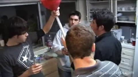 'Fucking co-ed cuts loose on giant schlong
