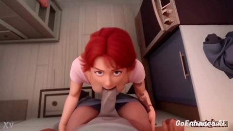 Pixar porn short - Giant dick🌭 meets curious teen