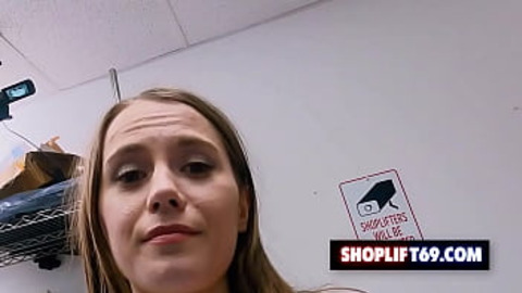  Busty thief Sia Wood pleases the guard with her tight pussy✌