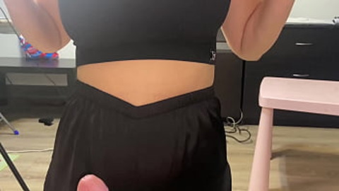 Mom's tight bod got covered in hot cum, my 12-inch beast pleasured her all night long