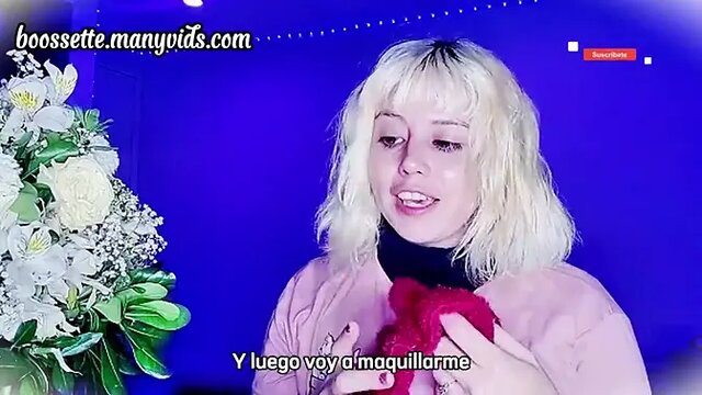 My soft ballerina with red bow ? review ? soft ? fuzzy ? bow ? makeup ? blonde ? emo ? fetish