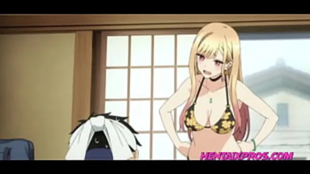 Blonde Teen Flirts with Zoned Gamer While Dressing Up ¦ Raw Hentai