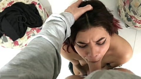 Oh, the stepsister, a genuine sloot, adores sharing her stepbro's stiff rod