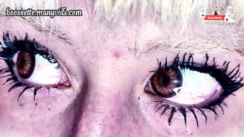 Blonde babe sports sexy pigtails, contacts & fairy tale fantasies in raunchiest ever POV review