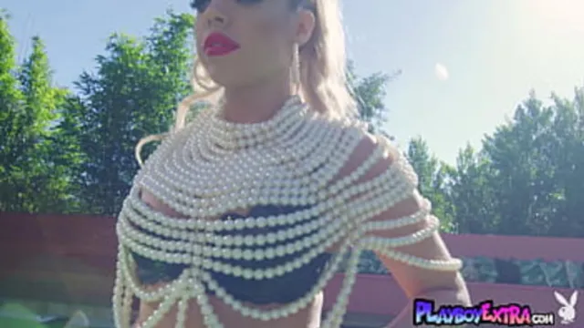 Blonde Bitch Demands Your Slobber Allie Nicole Strips for Cash