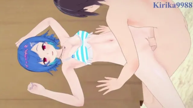 Nishizono Chigusa and I share wild beach sex - Nijisanji VTuber Asian Cartoon