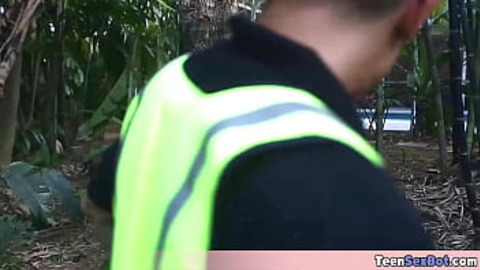 Raw lustful repo man dominates inexperienced teen in outdoor anal👌 hardcore