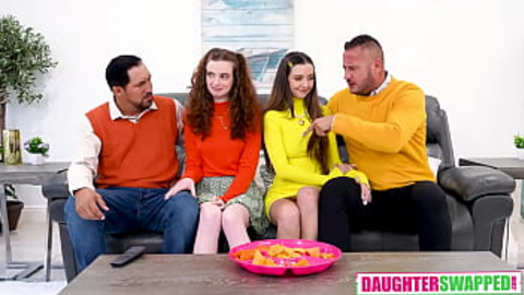 First Time for Daddy's Pleasure, Serena Hill, Marina Vaylor, Juan Largo, Danny Mountain