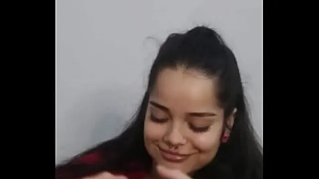 Teen Brunette Deepthroats Big dick Before Getting Face Fucked