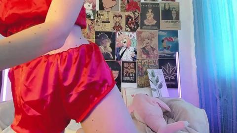 Sexy giantess struts her stuff in hot red attire, tantalizing onlookers in this provocative tease fest