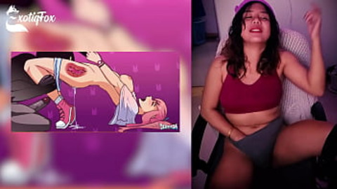 Dirty, filthy depravity as ExotiqFox jerks off with hot teen babe, rated XXXXXXXXL