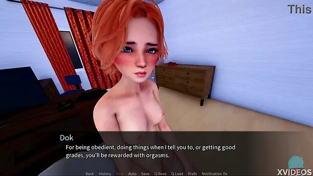 Misterdoktor plays with cute wet pussy of slutty redheaded babe