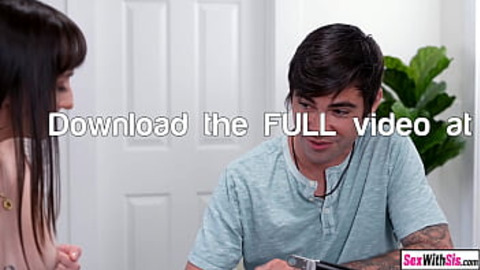 Tiny Teen Stepsister Craves Stepbrother's Pleasure At Home