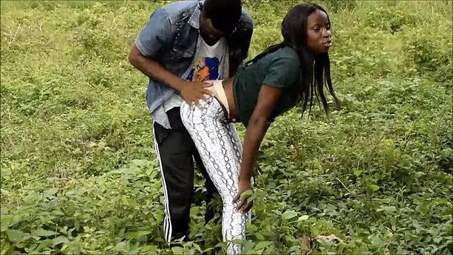 Teen black cock stealers show off in public