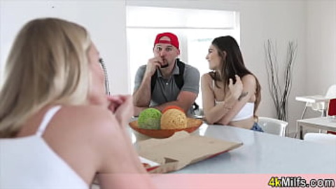 Stepmom Craves Fun with New GF - She's Wife Material