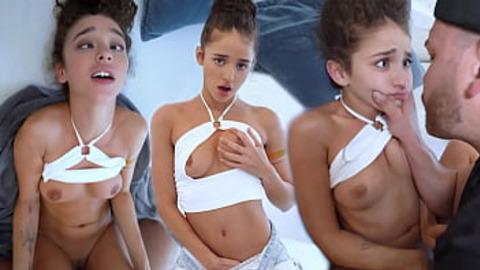 Cute Teen's Hot Eye-Rolling Lust Adventure