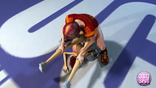 3DGSPOT: Teen Babes Get Roughly F***ed by Footballers in Locker &mdash;  Part II! 3D Cartoony淫秽!