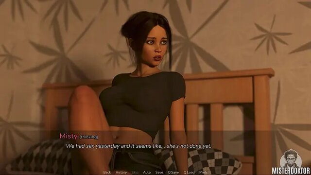 Shaved Teen Babe with Big Tits Teases Misterdoktor in Kissing Roleplay