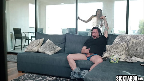 Dirty Masturbation with Kinky Dude Caught by Horny🥵 Gal Ritchie