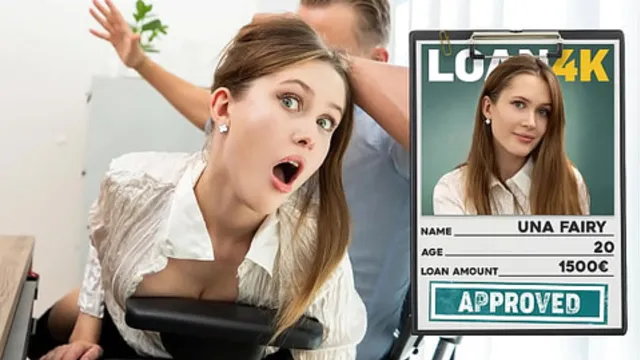 VIP4K  Naughty😈 teen Una Fairy gets punished by a loan manager for her bad behavior