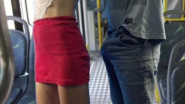 Stranger Gropezes and Fucks Student on Bus!