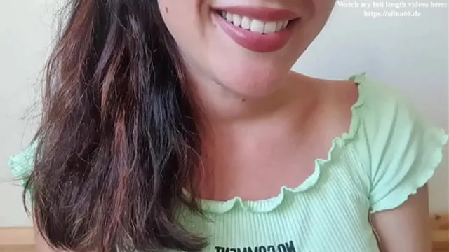 Sexy German Girl Licks Big Dick🍆 Roleplaying Hot JOI - Intimate German Slang Used