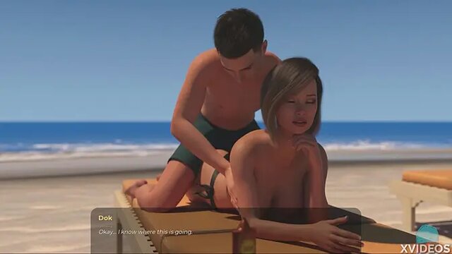 Slutty MILF and teen babe seduce lucky guy