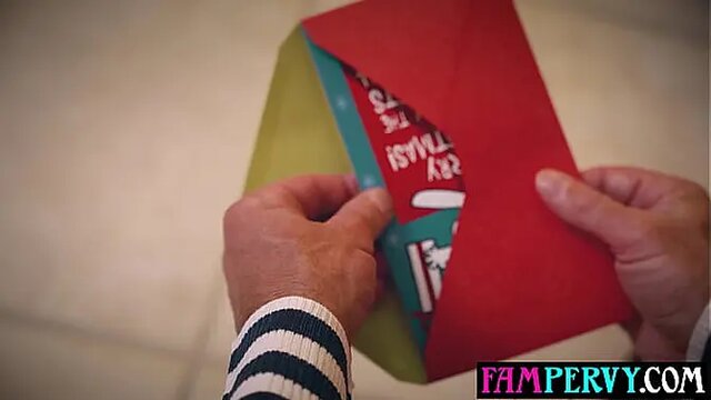 Stepdad devours his teen stepdaughter's big tits and pussy