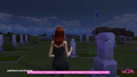 Cemetery session gets raw as she bangs her BF for one last lay