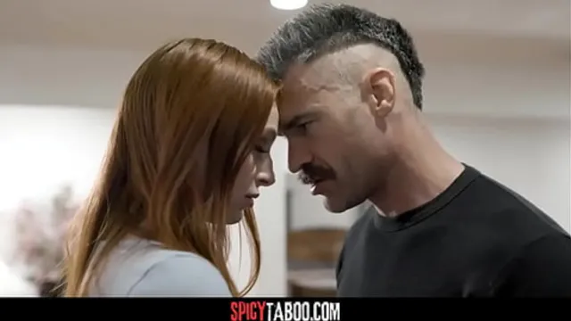 Redhead teen enjoys hot sex with hunk