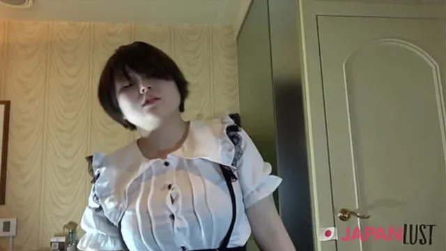 Short-Haired Japanese Teen Craves Powerful Climax🚀 and Cumshot