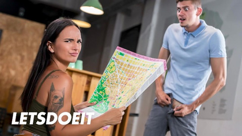 Get Wrecked by Horny🥵 Blonde Bachelorette Claudia's Fiery F#ck Fest Adventure in Squalid Hostel Hell