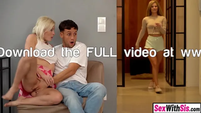 Small tits blonde steals teen girlfriends BF and has a threesome