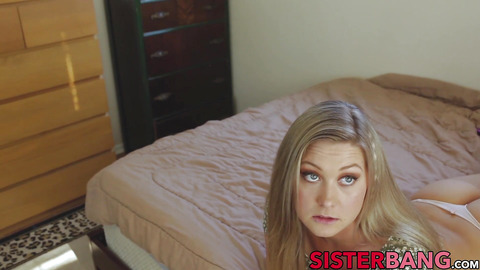 Curvy teen Addison Lee pounded and jizzed on by stepbro