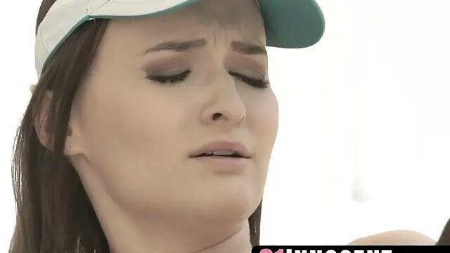 Teen cutie's tight little ass stretched by a massive BBC fucking