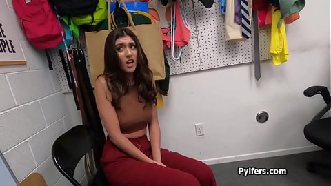 She was hiding the stolen flute in her pussy