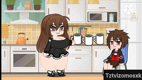Chico se masturba al pensar en su mayor fantasía (Gacha Club)