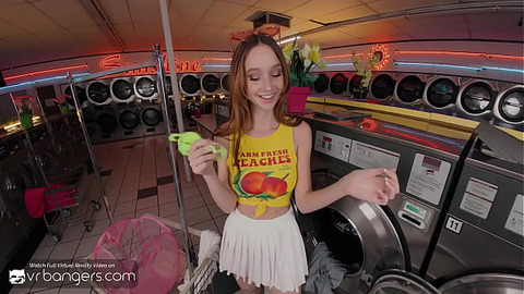 VR Bangers: Teen Redhead Blows Your Huge Cock While You Steel Her Wet Panties