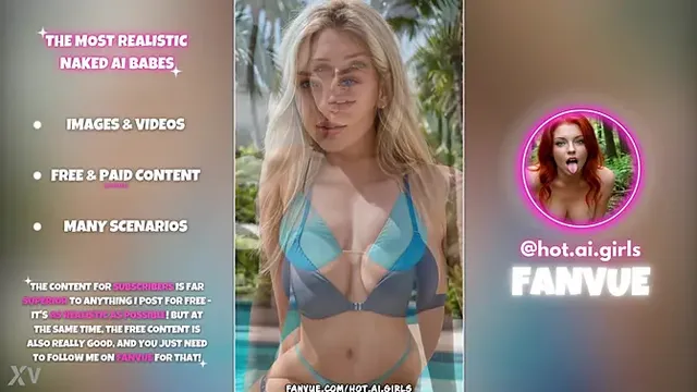 Blonde Babes in Lingerie at Pool Party